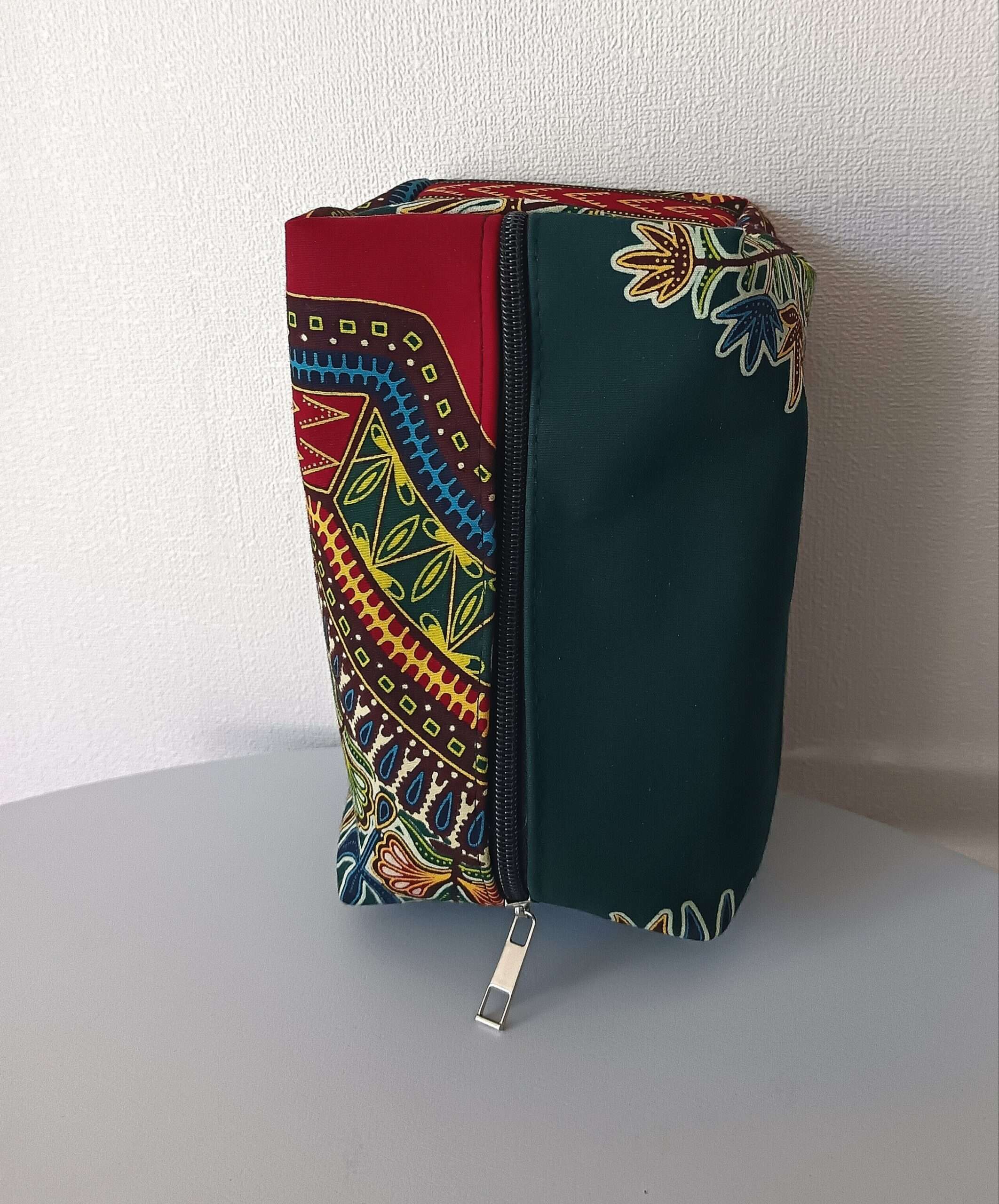 Trousse de voyage Wax imprimé Ouidah