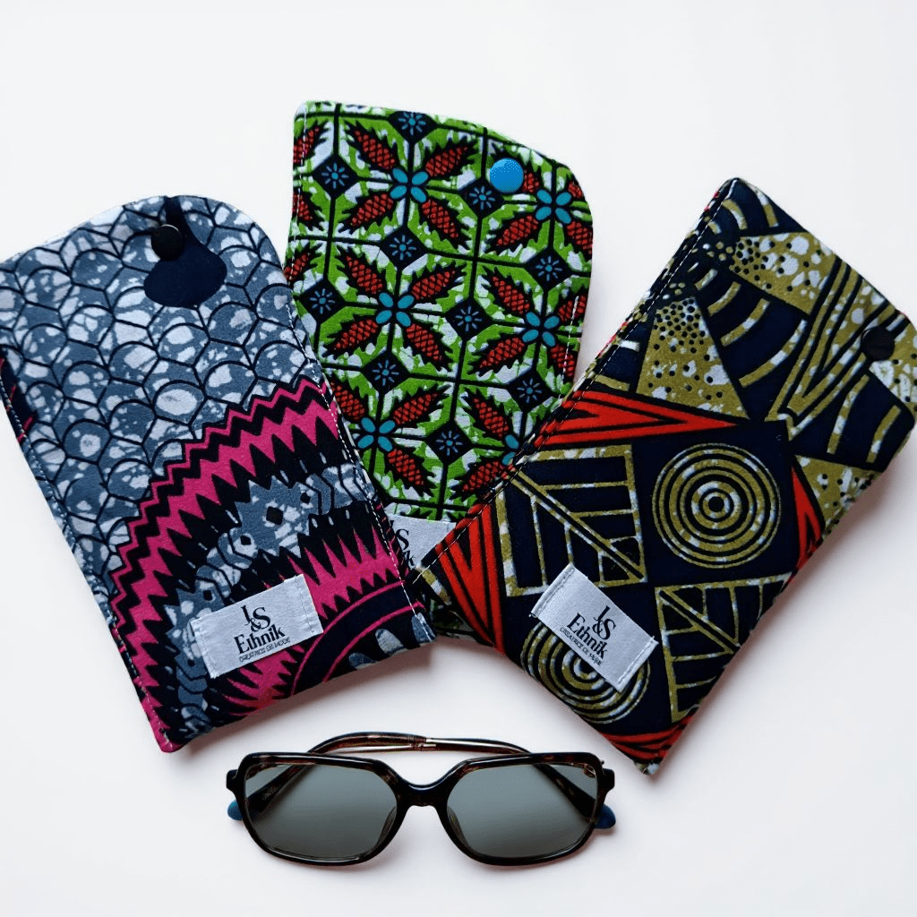 Étui à lunettes forme verticale Wax  – collection intemporelle